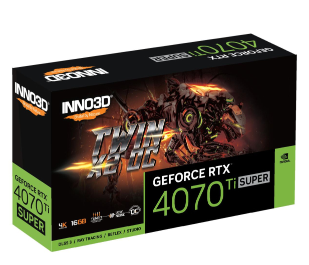 INNO3D GeForce RTX 4070 Ti Super Twin X2 OC 16GB GDDR6X - 1210188 - zdjęcie 2